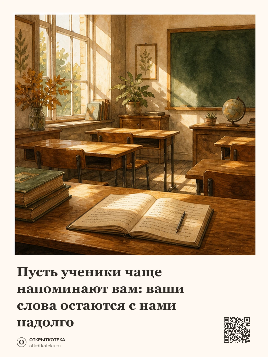 Тихий класс после урока