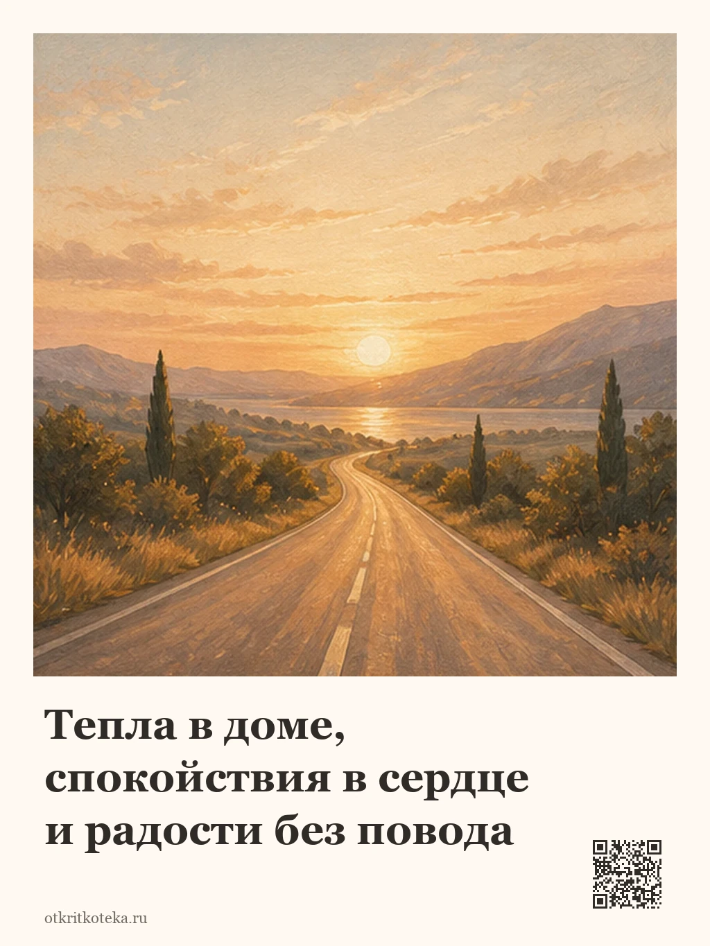 Солнечная дорога навстречу новому году жизни