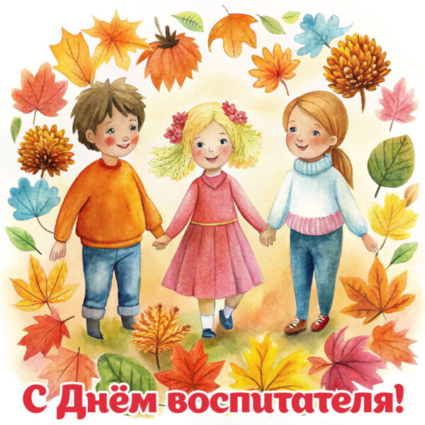 красивая картинка с днём воспитателя, рисунок