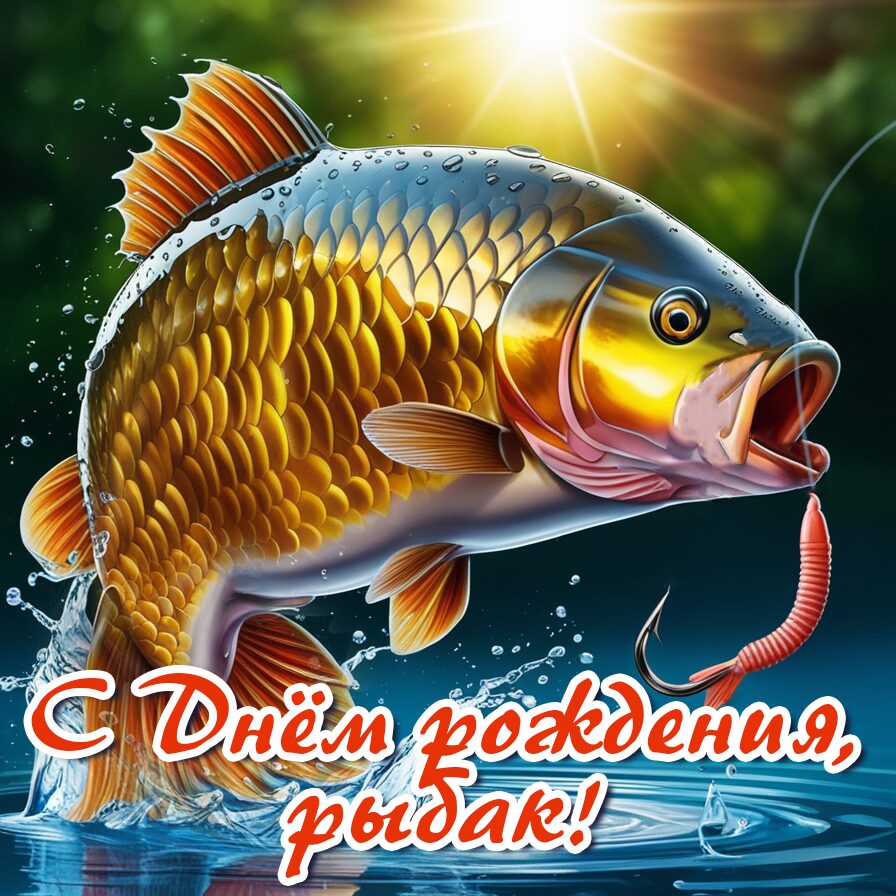 с днём рождения, рыбак!