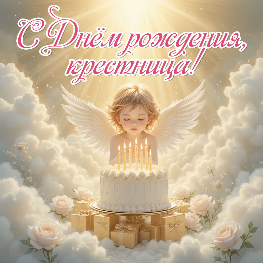 трогательные поздравления крестнице